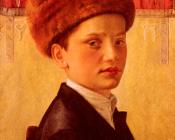 伊西 考夫曼 : Portrait Of A Young Chassidic Boy